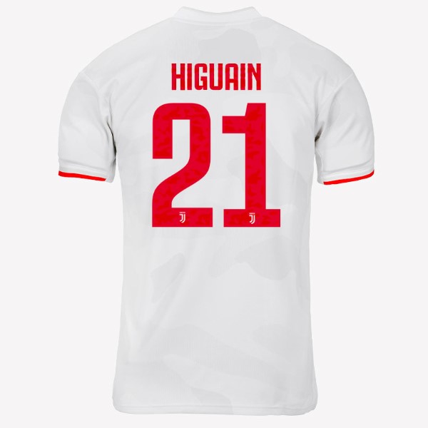 Trikot Juventus NO.21 Higuain Auswarts 2019-20 Grau Weiß Fussballtrikots Günstig